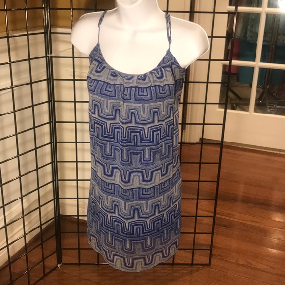 Blue Patterned Dress - Picture 2 of 3